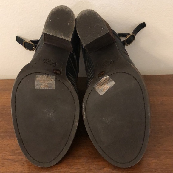 Lucky Brand Black Leather Slingback Sandals Size 8 - Picture 10 of 11
